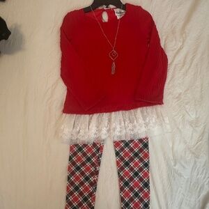 Girls sweater & leggings set
